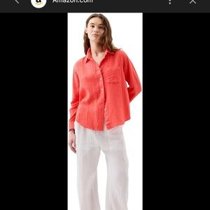 GAP  Gauze Big Crinkle Shirt